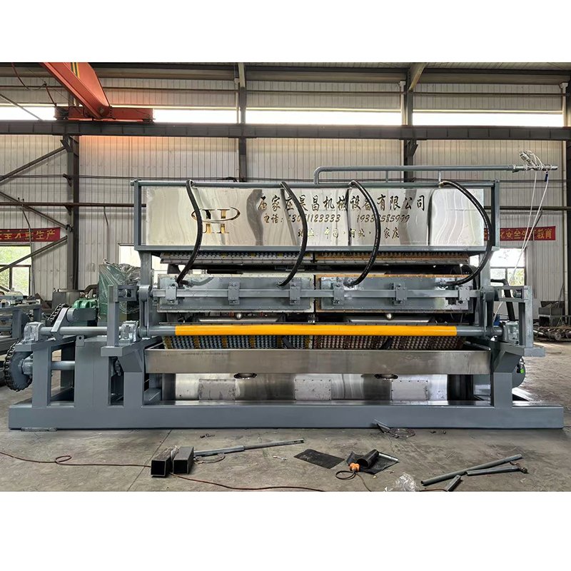High-Speed 8000pcs/hr Auto Egg Tray Production Line with PLC Motor Core Components for Paper Mill Industries Direct Manufacturer