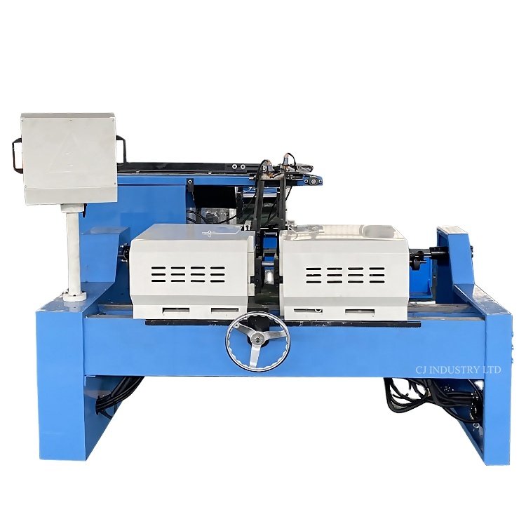 CNC Double Head Chamfering Machine with Automatic Feeding For Iron Rod Bar End Finishing