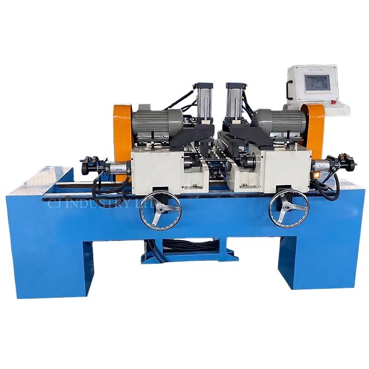 CNC Double Head Chamfering Machine with Automatic Feeding For Iron Rod Bar End Finishing