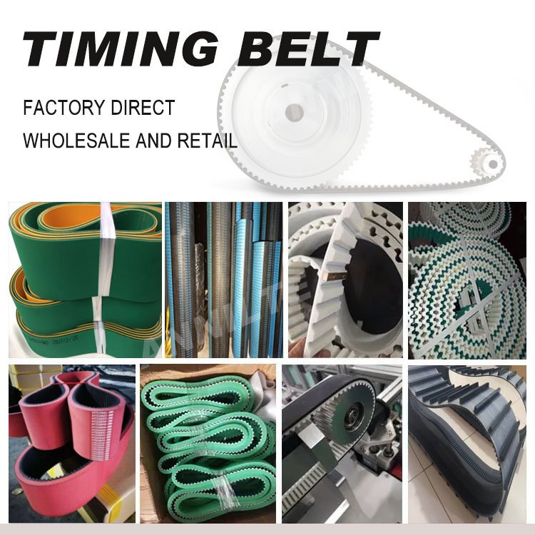 Annilte transmission belt manufacturers toothed belt rubber timing belt for bagger sachet machine pulling film
