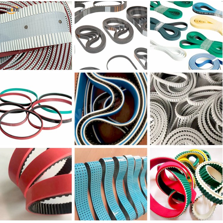 Annilte transmission belt manufacturers toothed belt rubber timing belt for bagger sachet machine pulling film
