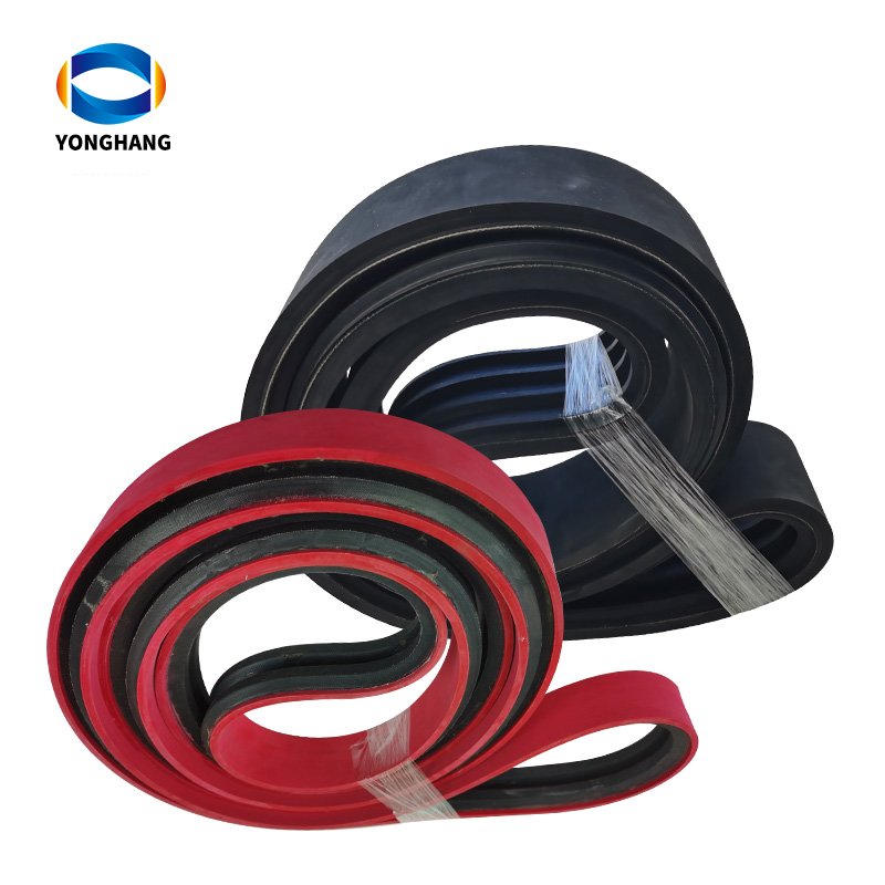 Custom Seamless Tractor Parts Transmission Haul Off belts TDQ Cable flat Traction Belts
