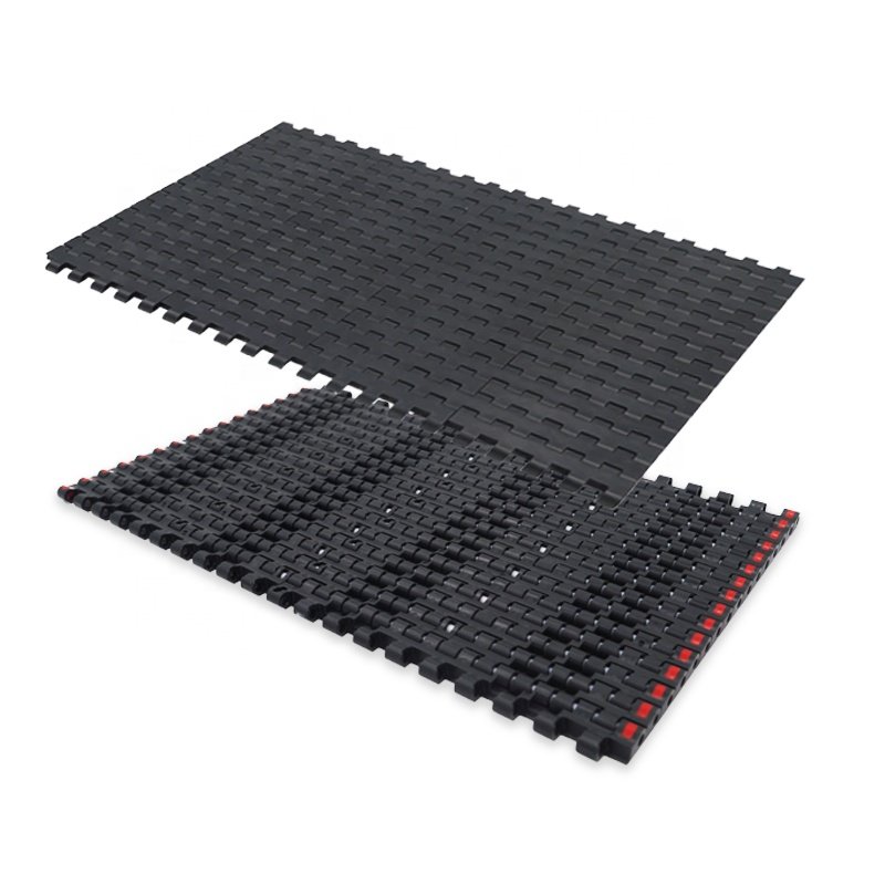Roller top modular plastic conveyor belts for food