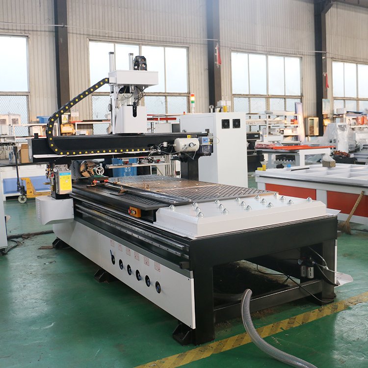 Most Popular High-efficiency Woodworking Carving Machine ATC Cnc Router 1325 4 Axis Wood With a Linear Tools Replacement Device