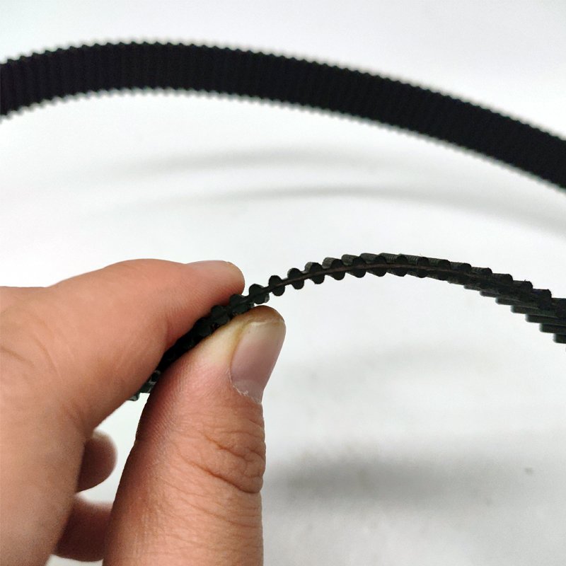Industrial rubber synchronous dual tooth belt double sided teeth rubber timing belt