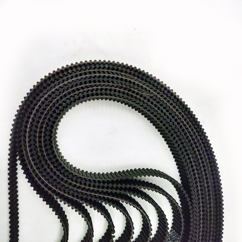 Industrial rubber synchronous dual tooth belt double sided teeth rubber timing belt