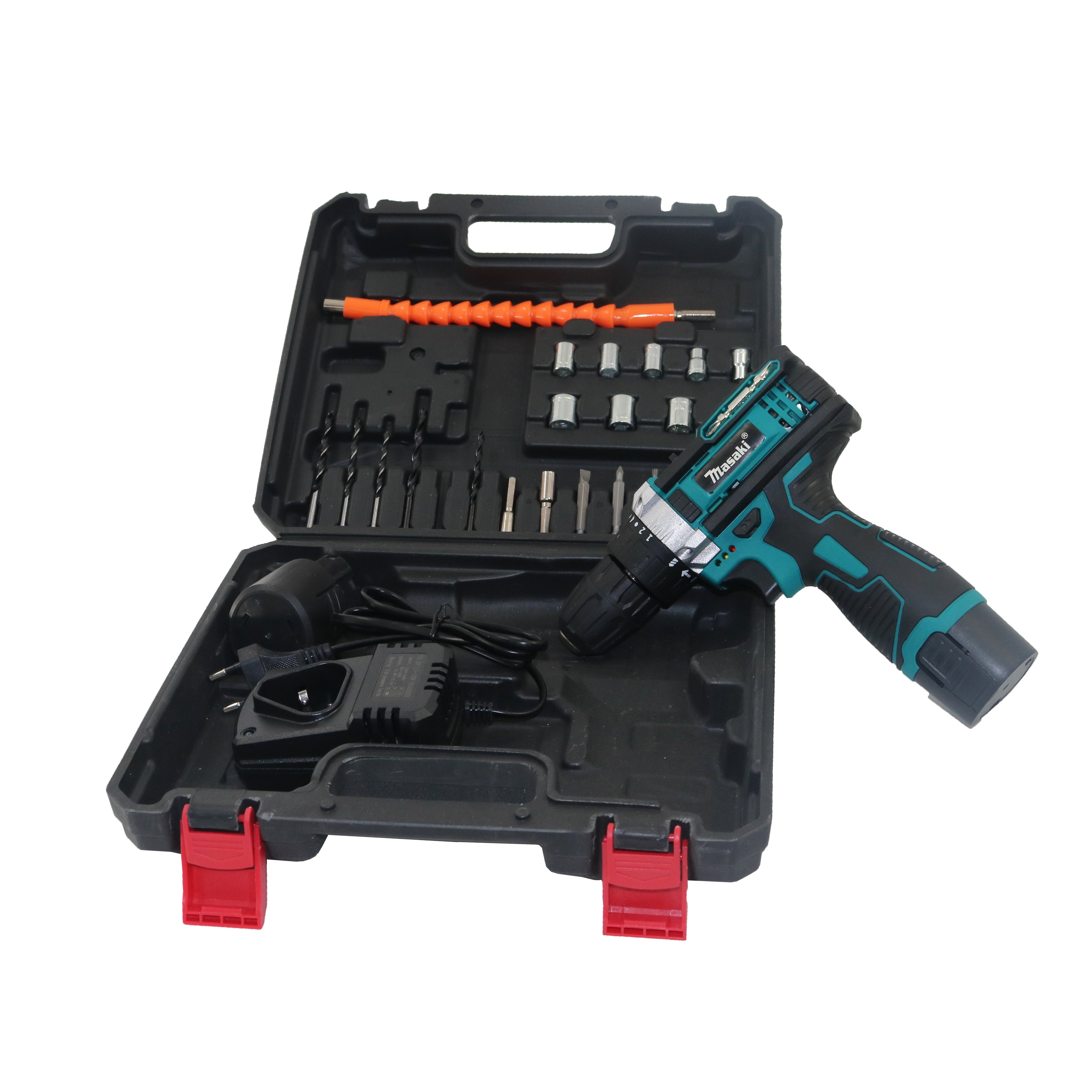 New 24 in 1 2000mAh Lithium Battery Rechargeable Multifunctional Wireress Electric Screwdriver with Hand Drill Tools set