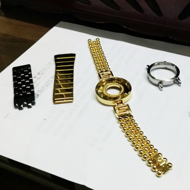 Real Gold Golden Jewelry Watchband Watch Strap/cover Pvd Vacuum Ion Sputtering Coating Machine
