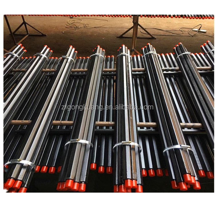Drill Pipe Carbon Steel Forging Connecting Transmitting Power Drilling Tools Water Well Ore Mining Industries