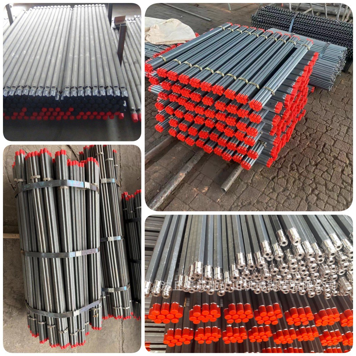 Drill Pipe Carbon Steel Forging Connecting Transmitting Power Drilling Tools Water Well Ore Mining Industries