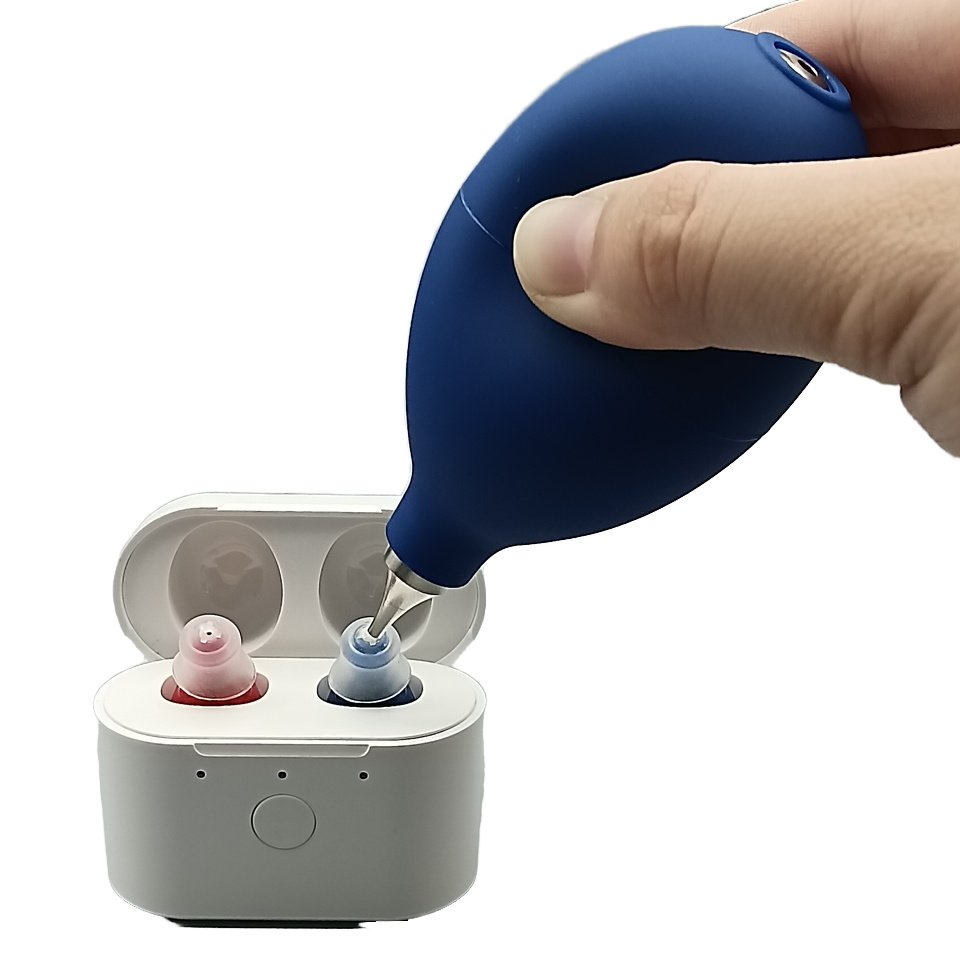 High Quality Mini BTE CIC Hearing Aids Cleaning Tools Air Ball Dust Blower Puffer for Ear & Hearing Products Accessories