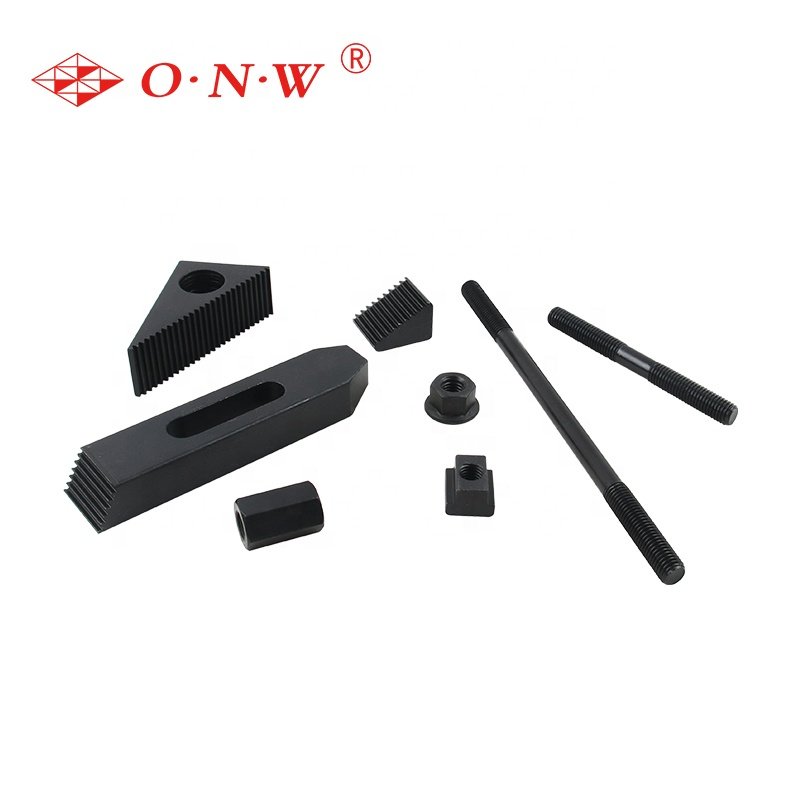 Other Machine Tool Accessories 58pcs Steel Clamping Kit M8 M10 M12 M14 M16 M18 M20 T Nut Clamping Kit Plastic Box Provided 1set