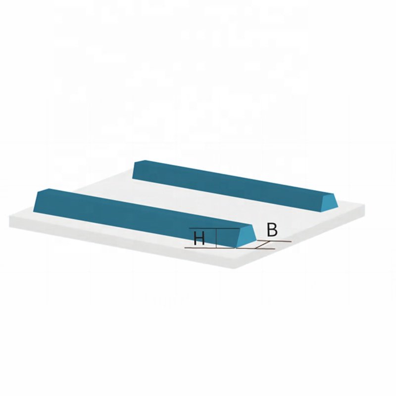 OEM Oil Resistant Corrosion Resistant No Odor Residue Fried Food Add Guide Strips To Prevent Deviation White Homogeneous Belts