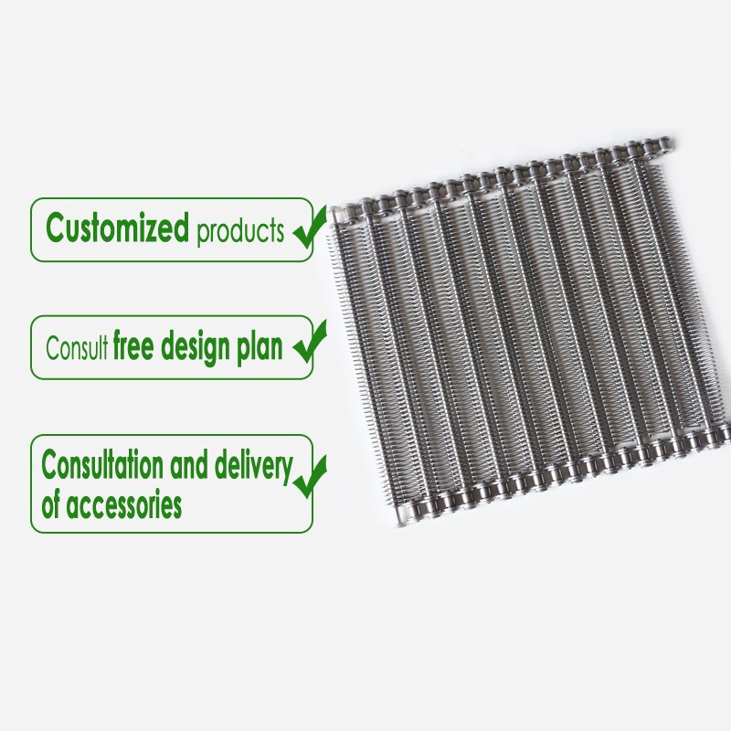 banda transportadora de alimentosbanda transportadora inoxconveyor wire mesh beltwire mesh belt food gradestainless chain