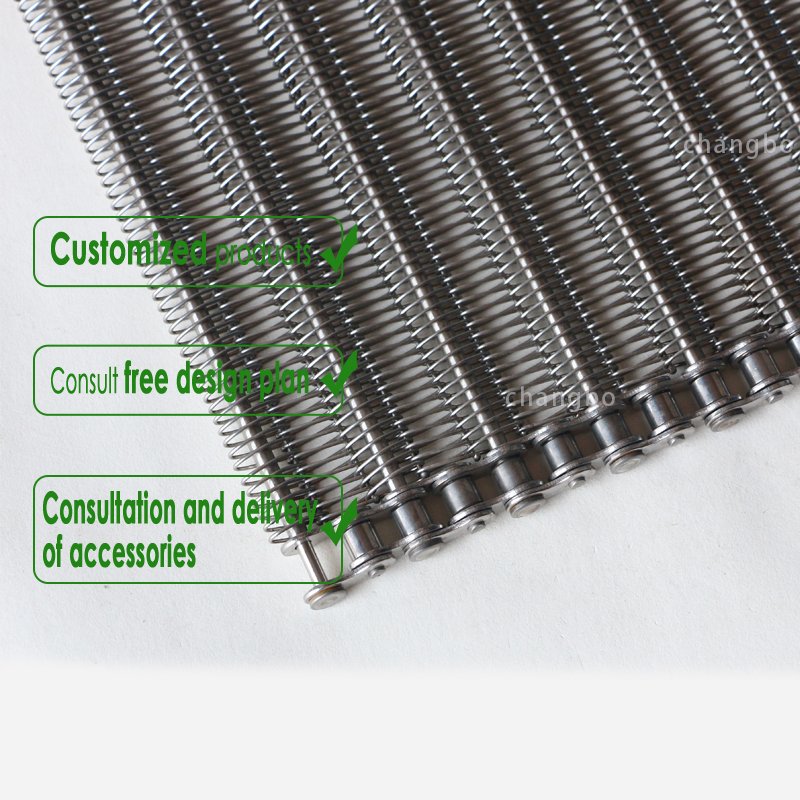 banda transportadora de alimentosbanda transportadora inoxconveyor wire mesh beltwire mesh belt food gradestainless chain