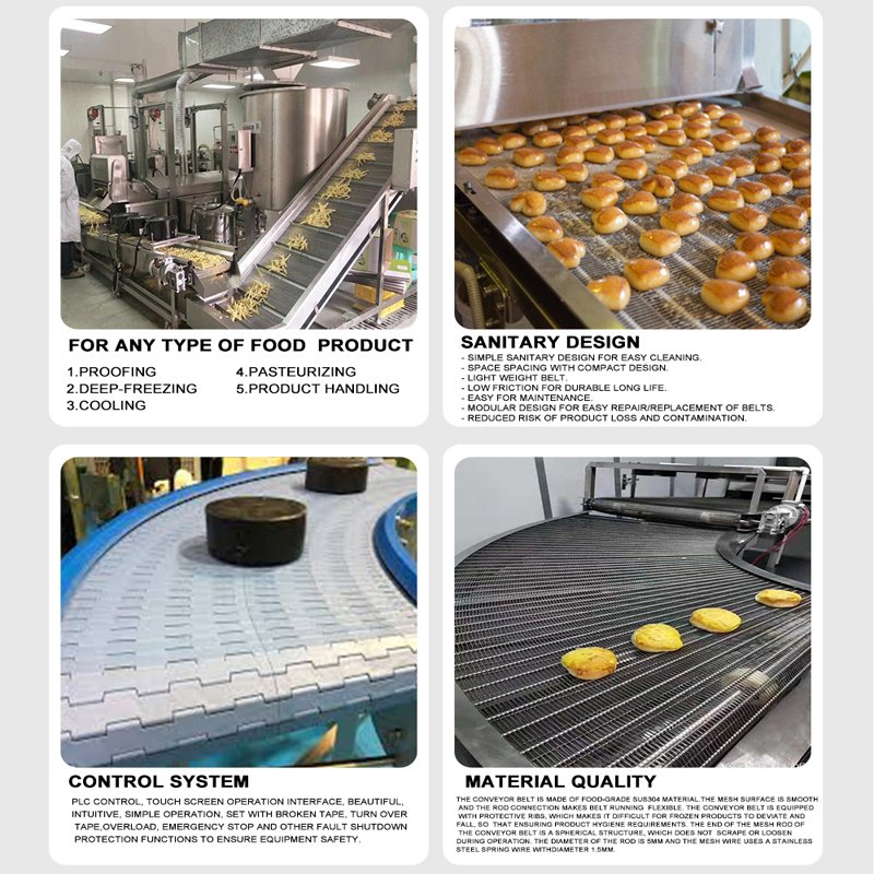 banda transportadora de alimentosbanda transportadora inoxconveyor wire mesh beltwire mesh belt food gradestainless chain