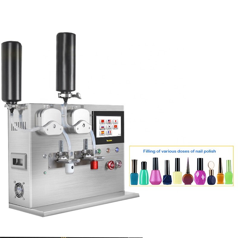 Automatic Viscous Cosmetics Liquid Foundation Vial Filler Lip Gloss Mascara Filling Machine for Make-up Products