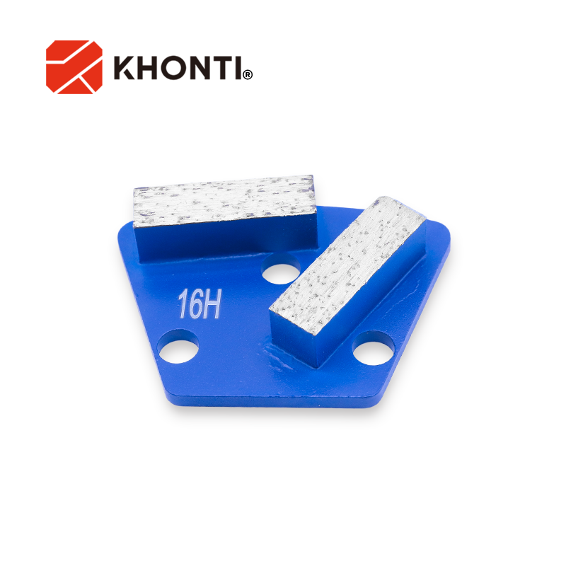 Trapezoid Double Bars Rectangle Segment Grit 30 Medium Bond Diamond Grinding Plate Diamond Tools