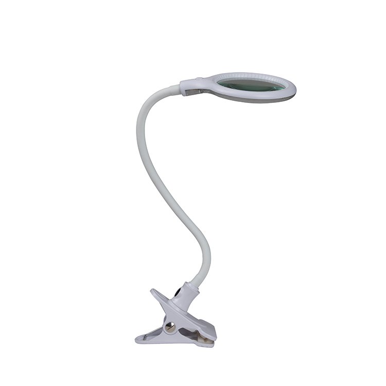 Beauty Salon Furniture Led Nail Equipment Magnifying Lamp With Clip