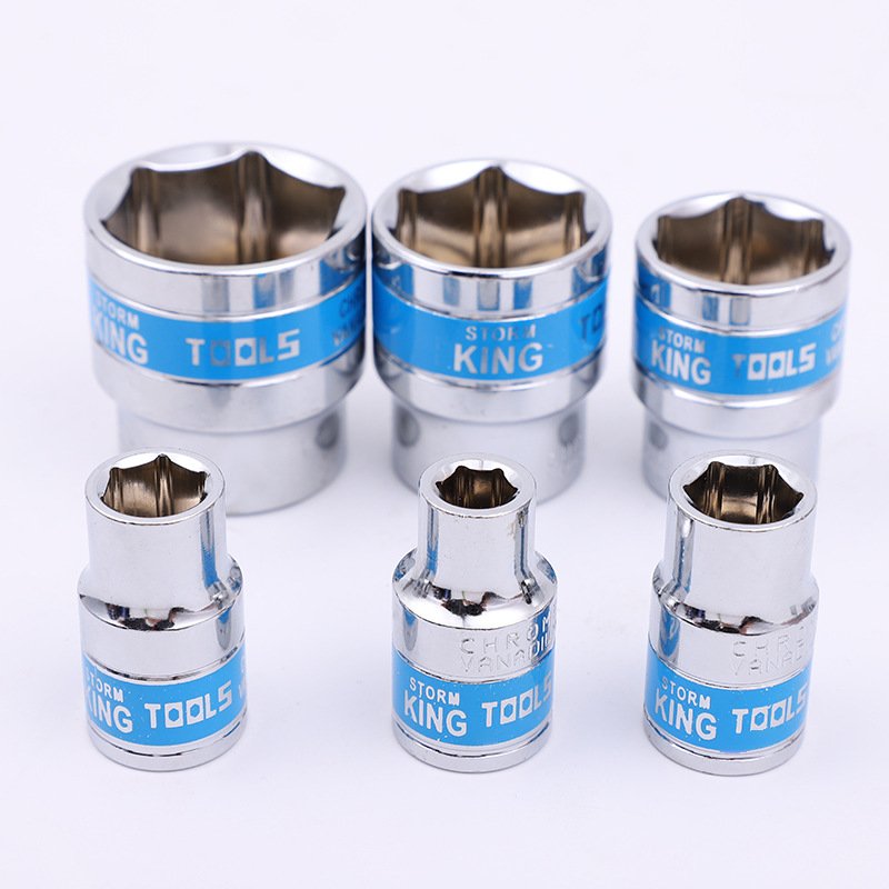 24pcs Packaging metal box 1/2" Auto Repair Tools Set Socket Wheel Spanner Repair socket tool sets For Car Bicycles Tool Set