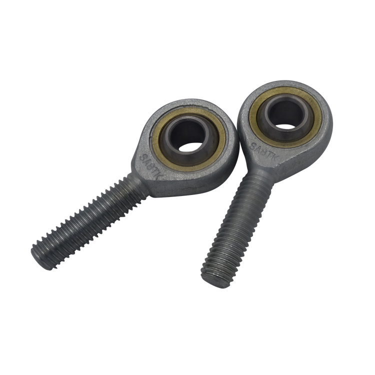 High quality self-lubricating SA12T/K rod end bearing male thread steel