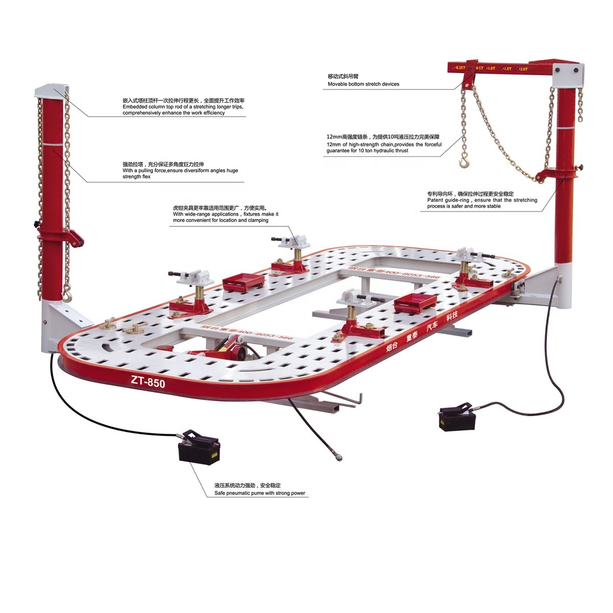 Frame Rack for Fast and High Quality Repair of Car Collision