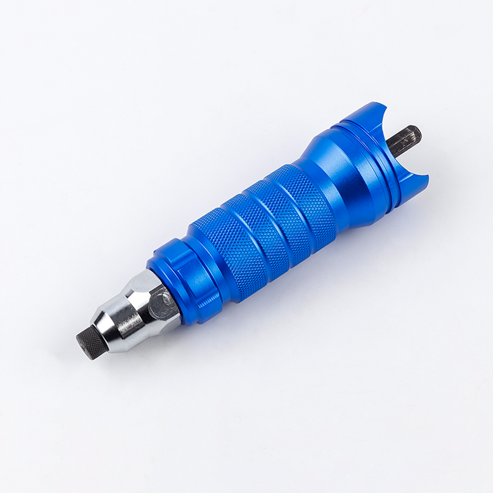 Rivet Gun Conversion Head Set Equipped With 5 Rivets (2.4/3.2/4.0/4.8/6.4), Electric Drill Conversion Head Tool Accessories Kit.