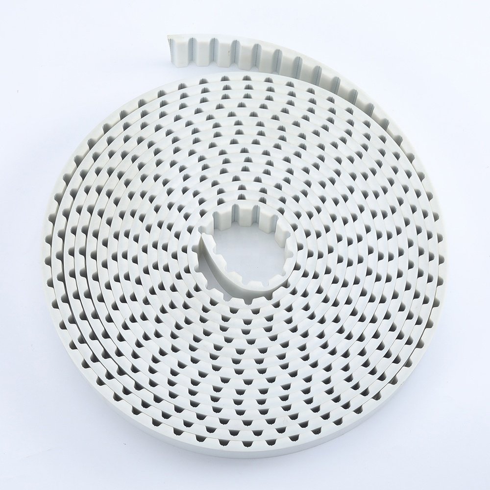 Factory price AT5 AT10 AT20 pu belt polyurethane timing belt with steel cords single sided tooth belt