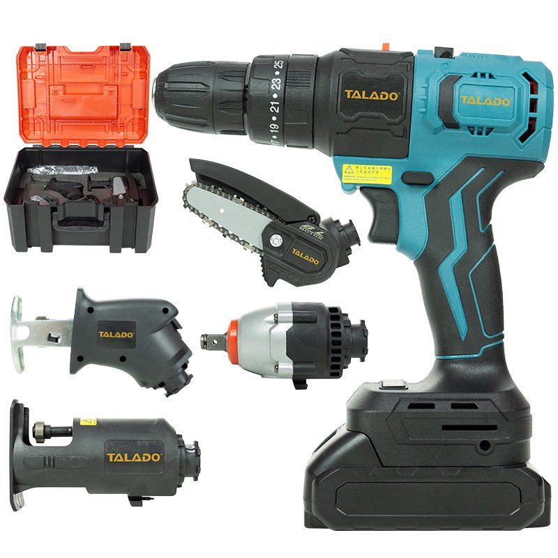 Multi Tools Power Tools Electric Saw Polisher Drill Combo Kit Wrenches Tool Set Box