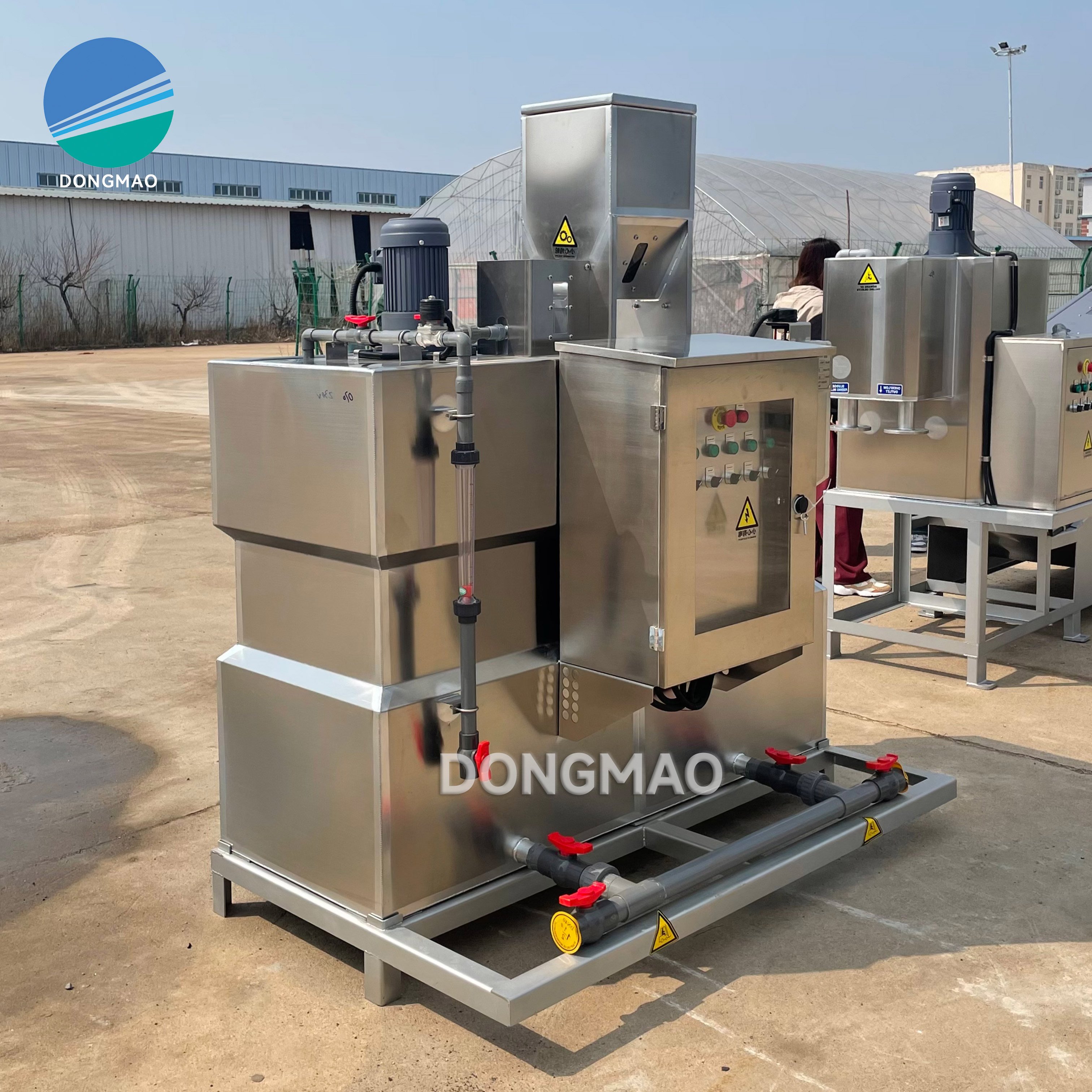 30 Stainless Steel and PP Material Auto Flocculant Dosing System Dosing Device Dry Powder Dosing Device for Sewage Treatment