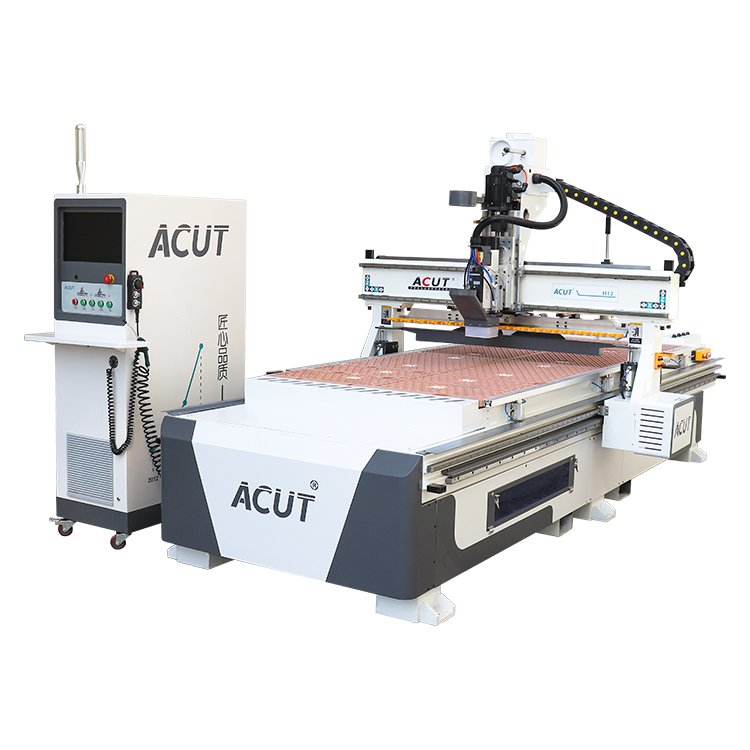 CNC Wood Router Machine Automatic Production Line Vacuum Table Auto Tool Change