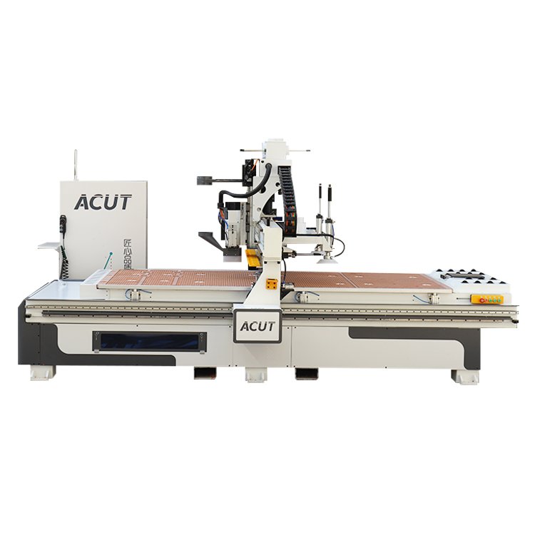 CNC Wood Router Machine Automatic Production Line Vacuum Table Auto Tool Change