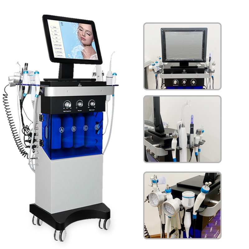 Deep Absorption Beauty Salon Oxygen Facial Equipment Oxygen Bubble 14 in 1 Hydro Spa Machine