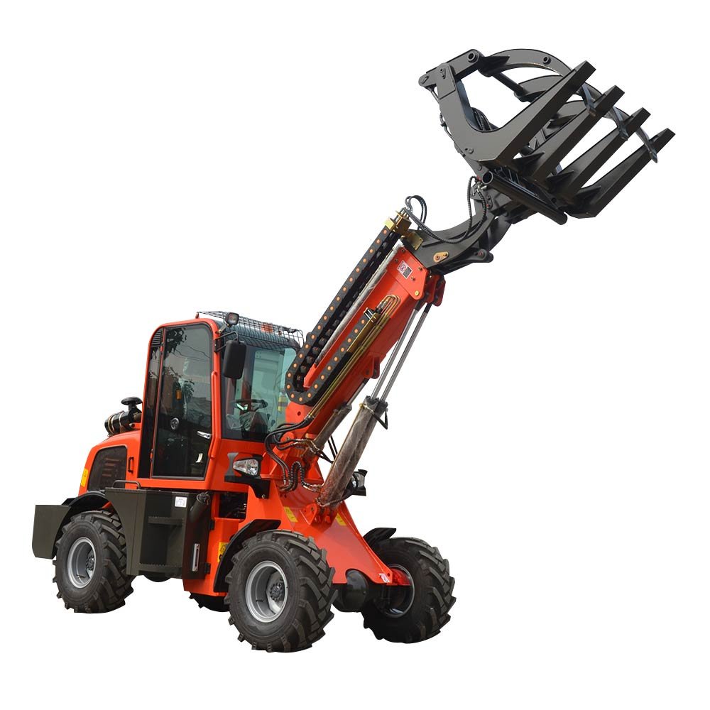 Factory Direct Export TL1500 telescopic mini loader hydraulic telescopic wheel loader