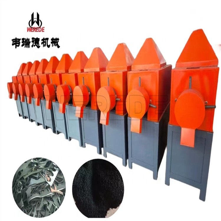 Automatic Waste Tire Recycling Line Rubber Powder Machine Rubber Mill