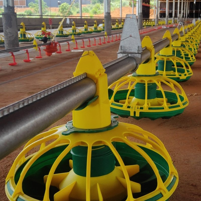 Poultry Farm Equipment Automatic Feeder Pan for Broiler Chicken Feeding Pan Poultry Equipment