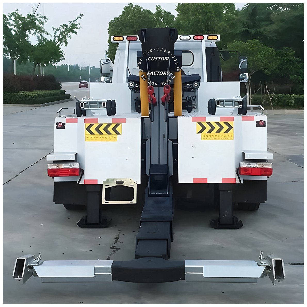 Factory Dongfeng Tow Truck LHD RHD Rollback Wrecker Truck Towing Truck with 4tons Winch
