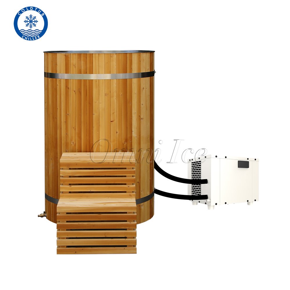 2024 Factory Integrated Air-Cooled Water Chiller for Bath 0.5HP-1HP Pump Ozone UV Ice Bath Filtration Compressor Cold Plunge