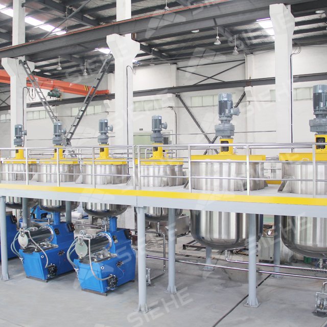SIEHE Hot Sale Industrial Lubricant Oil Production Line Machine Full Autox Matic Production Line for Lubricant Oil