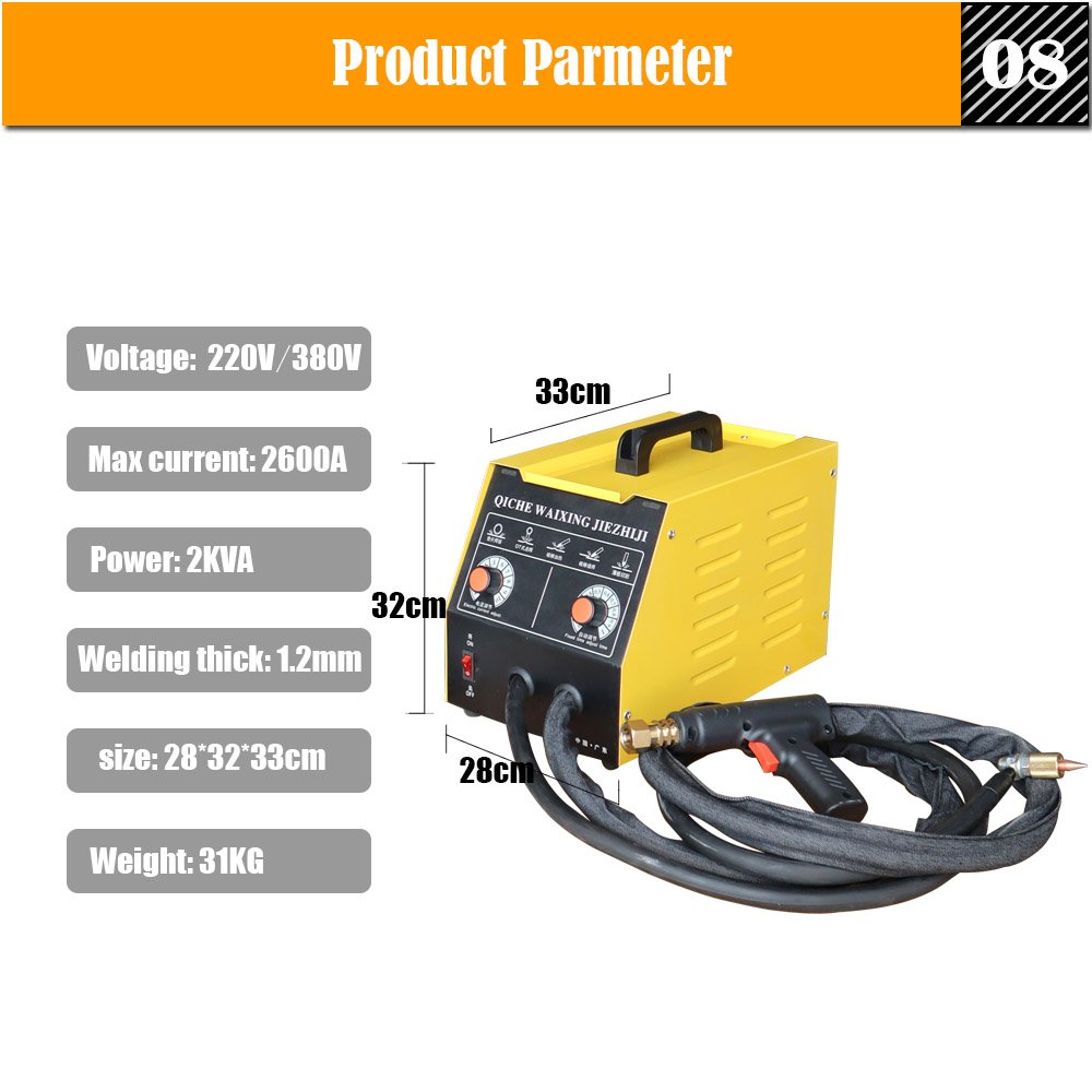 2600A Car Body Spot Welder for Car Body Panel Repair/ Metal Sheet Spot Welding Machine