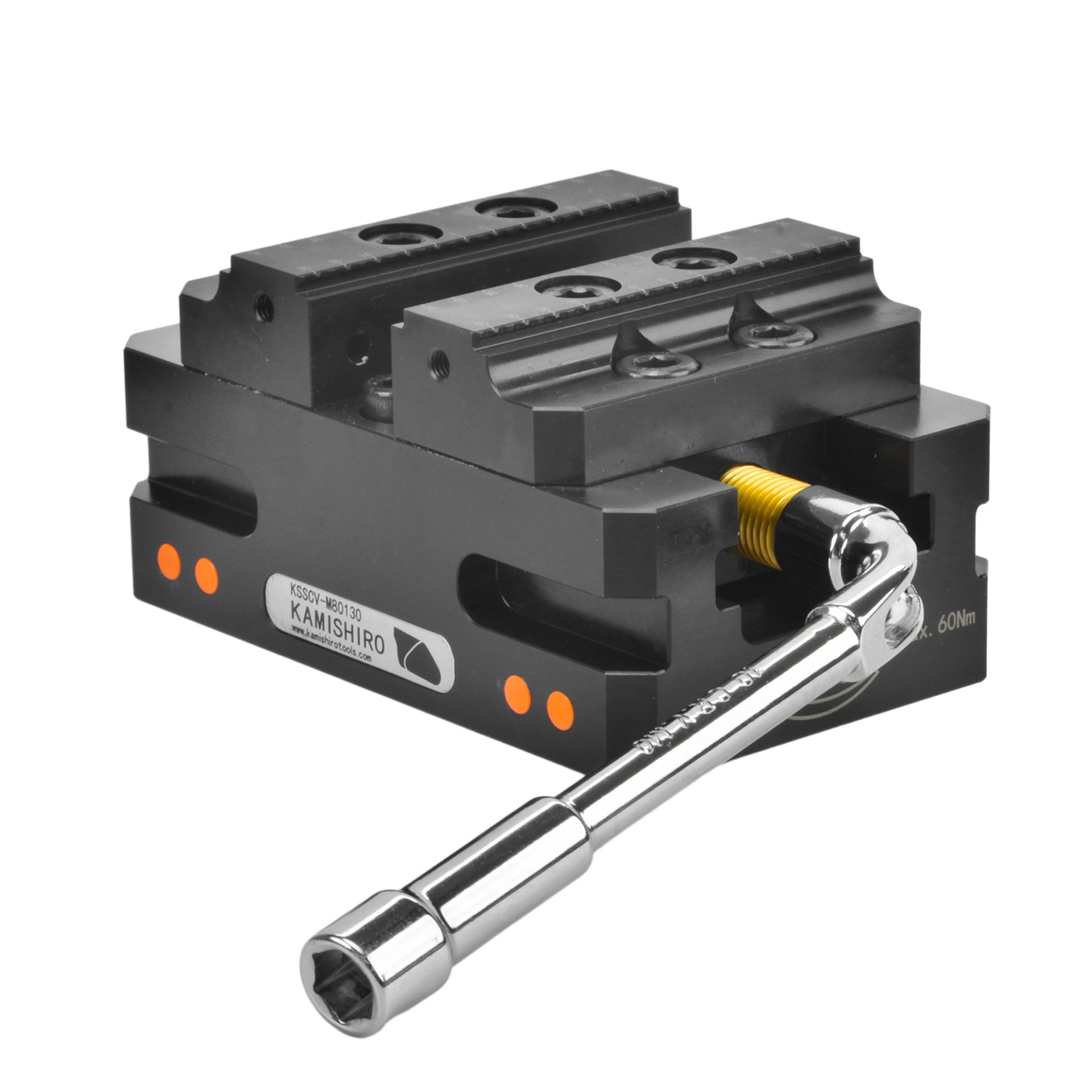 5axis Cnc Tool Self-Centering Vise Milling Machine Vice Makro Grip Precision CNC Vise Clamping 6~85mm 5th Axis Vice Kamishiro