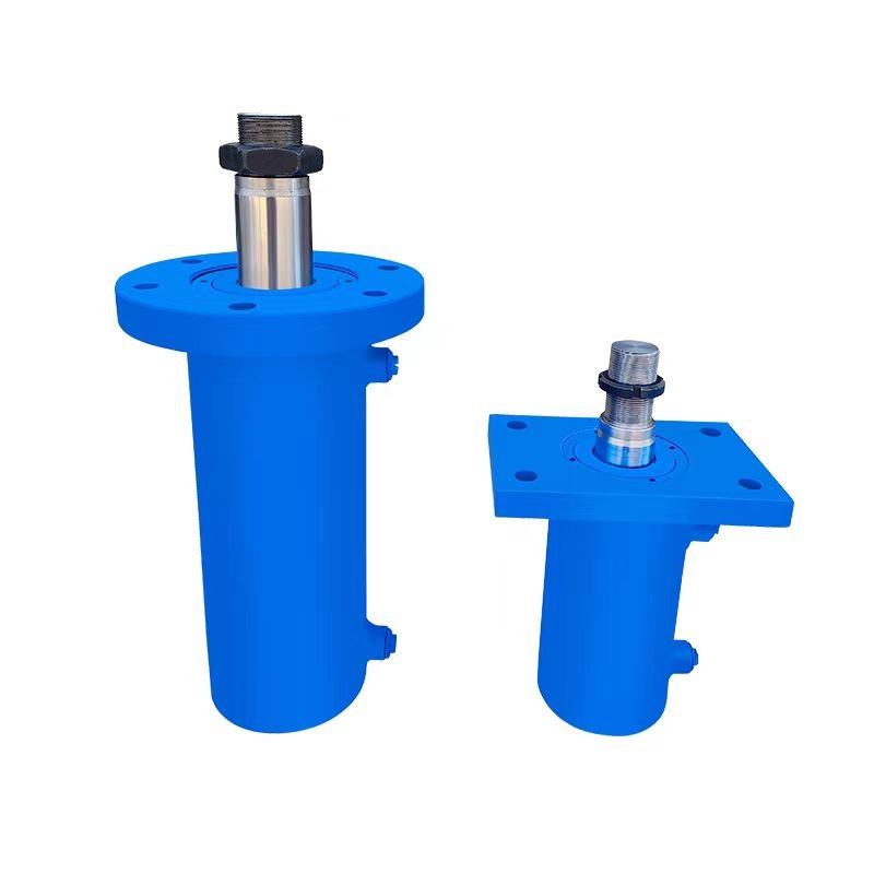 High-qHigh-quality and Low-priced Cylinders Flange Type Hydraulic Cylinder, Size and Length Can Be Customized According to Needs