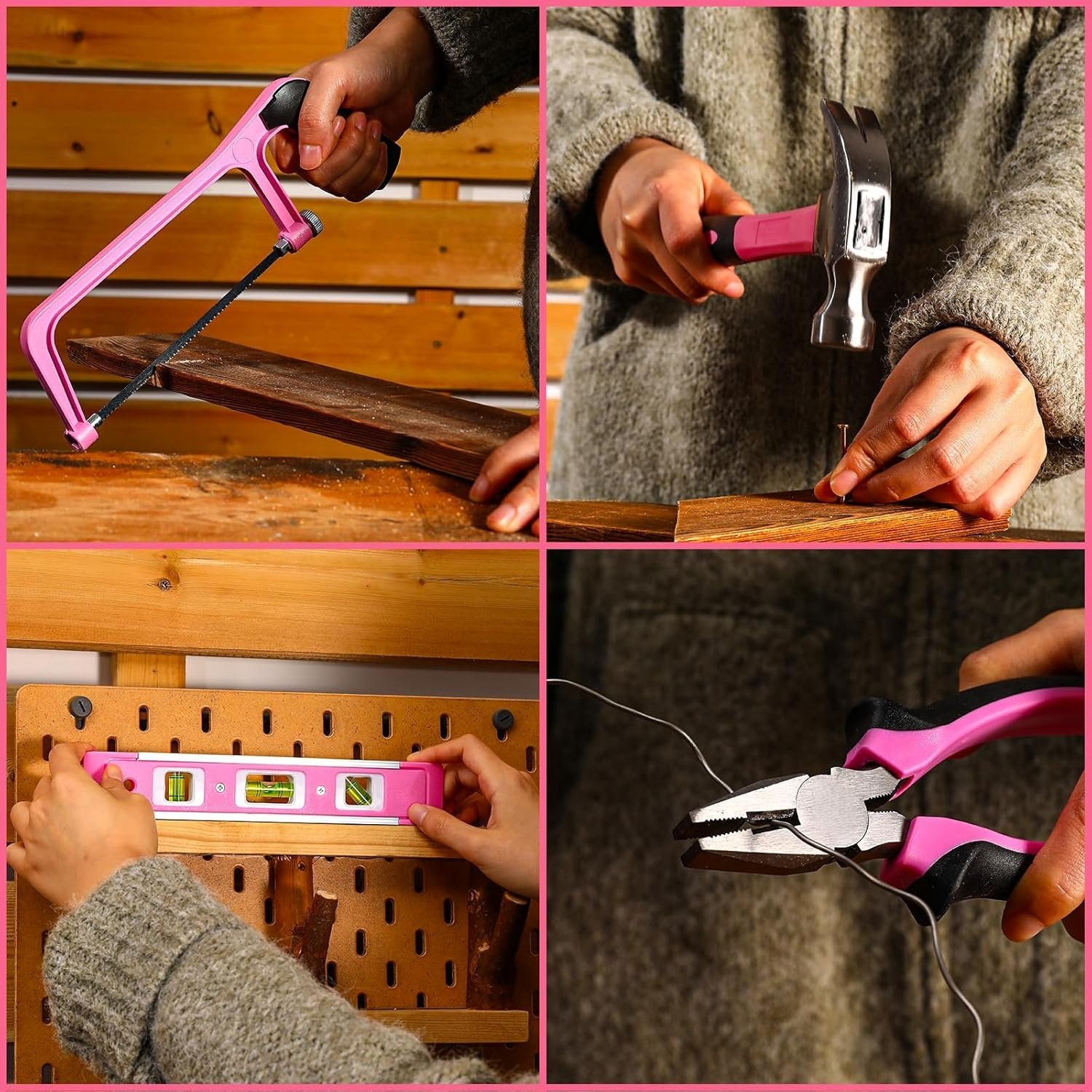 Am-azon Hot Sale Electrical Power Combo Kit Cordless Drill Machine Set Other Hand Wrench Tool Box Set Tools Kit Power Tool Sets