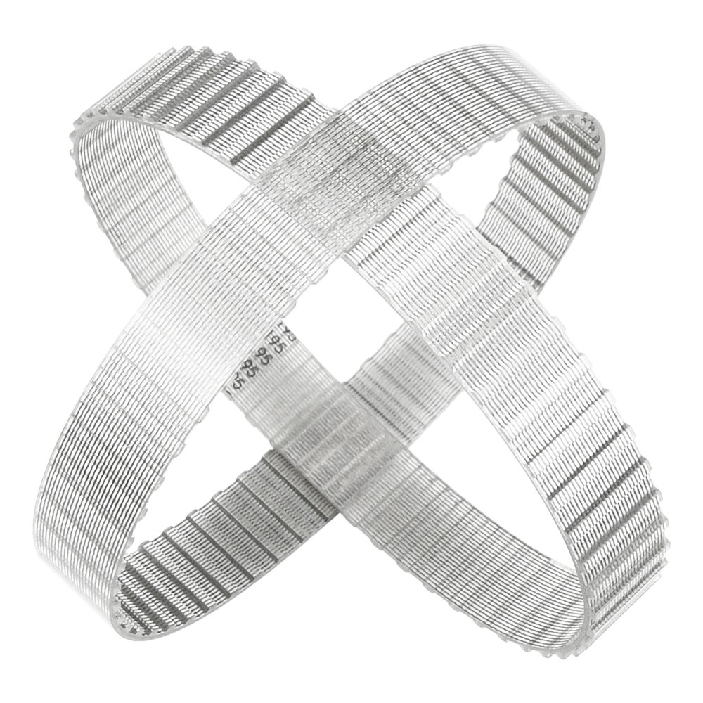 transparent polyurethane steel wire core synchronous belt 195L pu timing belt