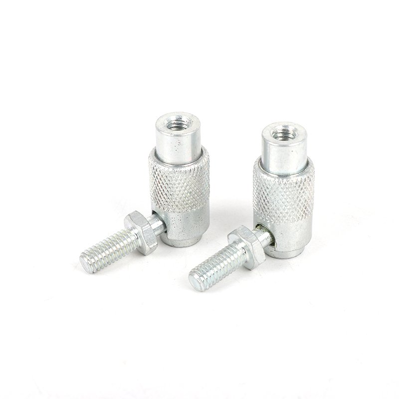 Professional Mower Parts 923-0448 QI QD Series Yellow Zinc Plated Straight Linkage Steel Rod End Bearing Ball Joints