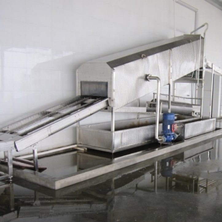 Automatic Poultry Crates Cage Washing Machine Poultry Processing Line Machinery