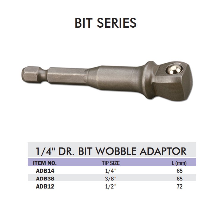 Hot selling power tool accessories power hex drill bit wobble socket adapters electric drill wobble adaptor