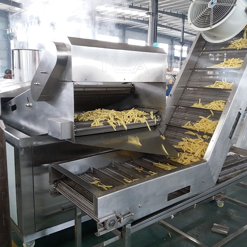Industrial Fully Automatic Potato Chips Production Line High Quality Potato Chips Making Machine Food Processing Machinery