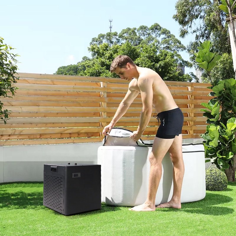 Custom 0.3HP Small Water Chiller Aquarium Cold Plunge Ice Bath Water Chiller for Cold Plunge Pools Chilling Equip