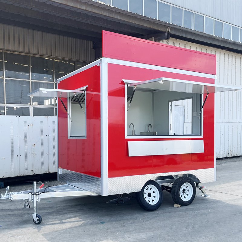 Hot Dog Ice Cream Catering Cart Taco Sweetly Seasoned Food Trailer and Catering Camper Truck for Sale Canada